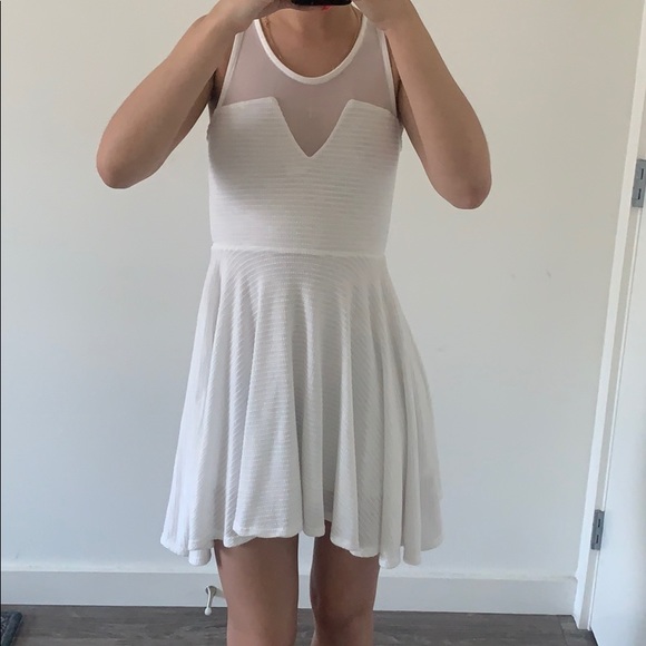 White mesh pacsun dress - Picture 2 of 5